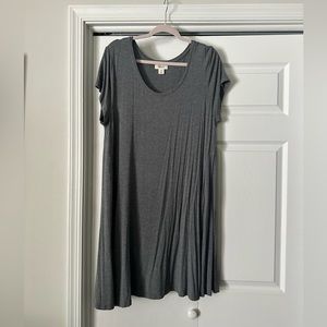 EUC Style & Co grey t-shirt dress